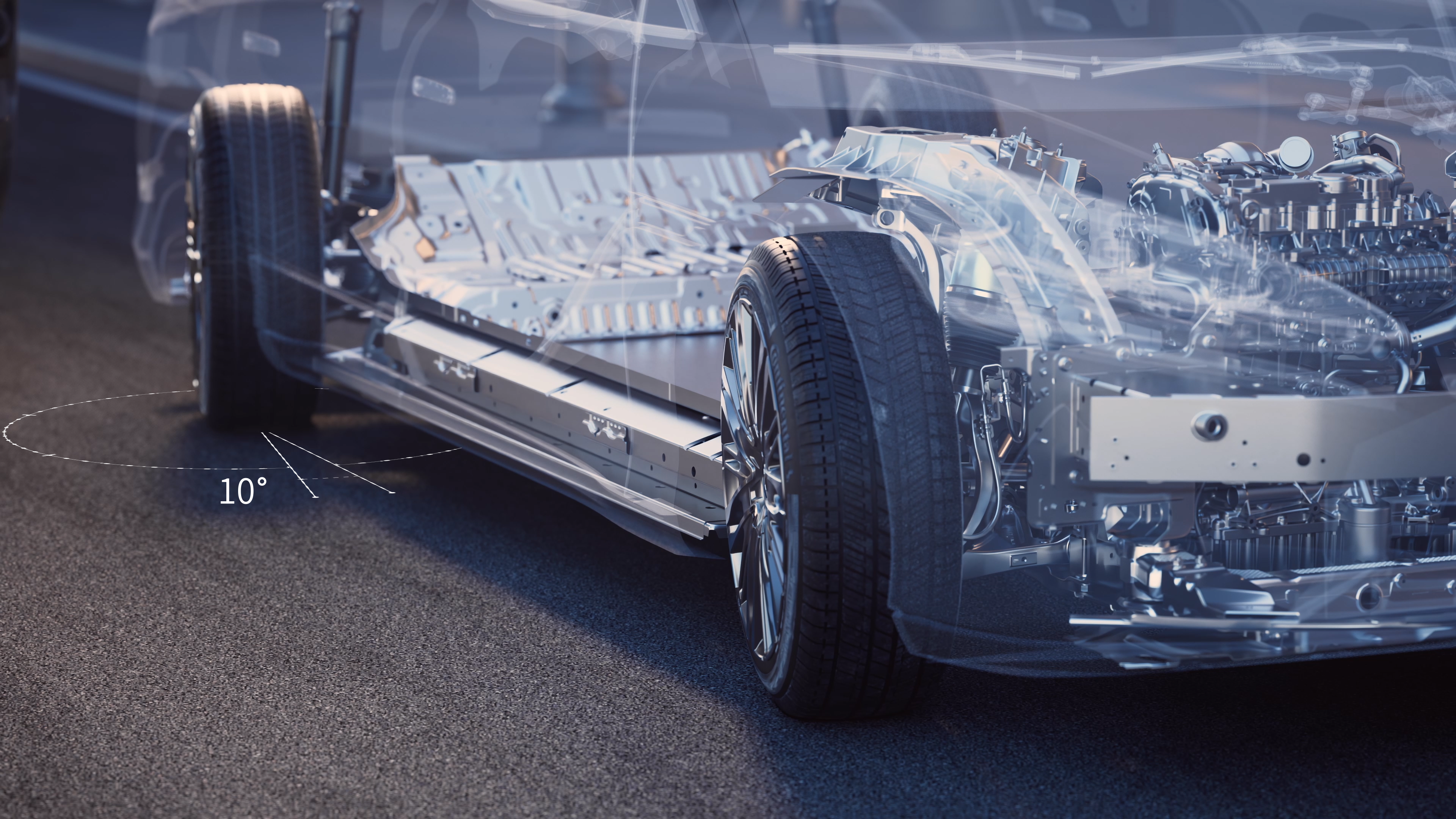 整车15°窄路灵活通行